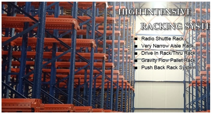 Good Quality High Load Industrial Metal Push Back Rack System