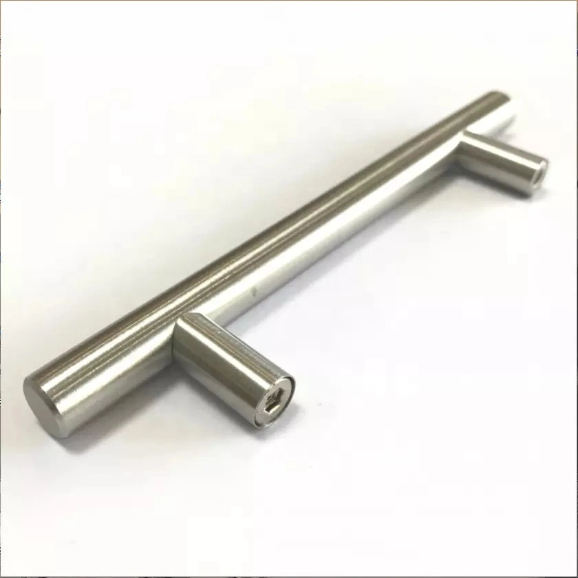 T Bar Stainless Steel Solid Furniture Drawer Hollow Golden Cabinet Handles