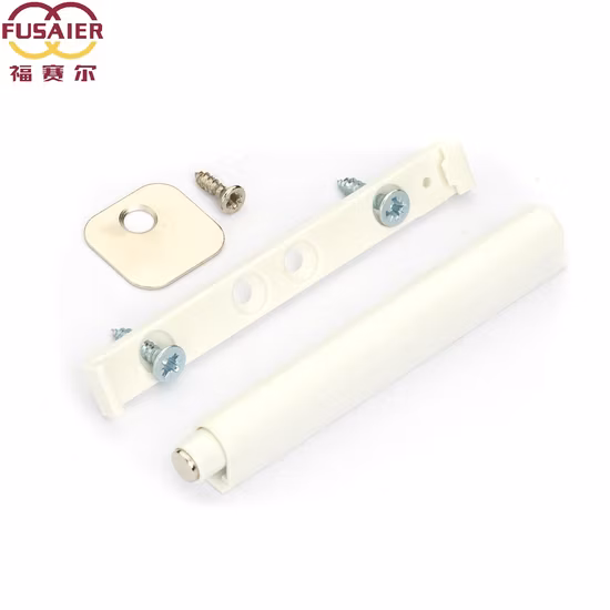 Magnetic Plastic Head Buffer and Push-to-Open System for Cabinets and Wardrobes