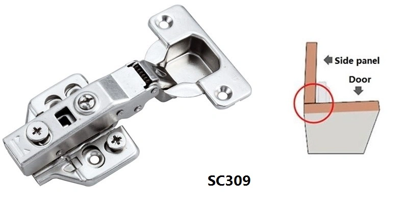 Furniture Accessories Soft Closing 3D Kitchen Cabinet Door Clip on Hydraulic Concealed Hinge